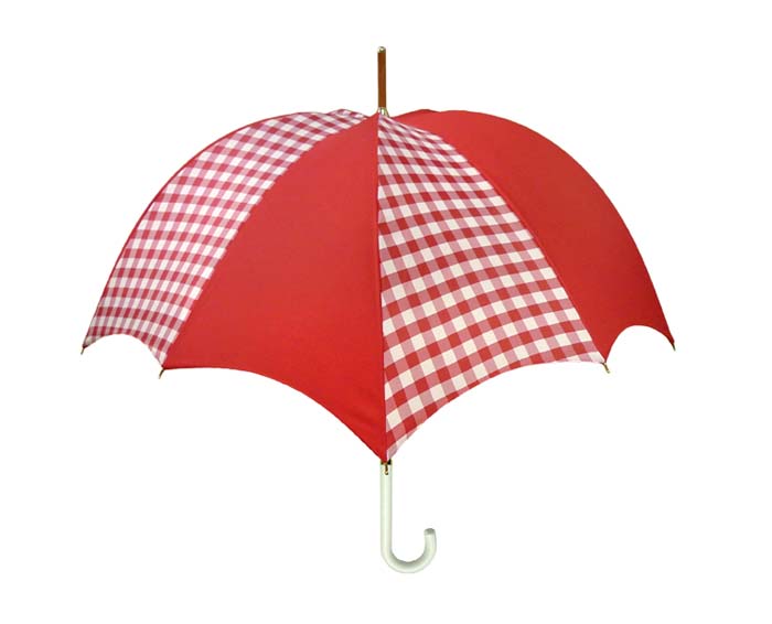 gingham patio umbrella DiCesare Designs Rhythm Gingham Umbrella (more colors) – Viola Umbrella
